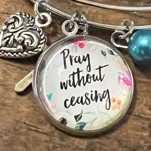 Pray without ceasing bracelet 50% off